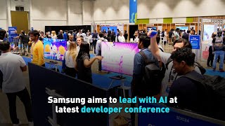 Samsung aims to lead with AI at latest developer conference [upl. by Lhary621]