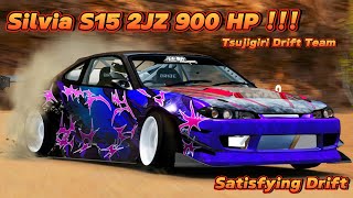 Silvia S15 2JZ 900 HP   Assetto Corsa Satisfying dosanook​ [upl. by Eixirt]