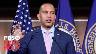 WATCH LIVE House Minority Leader Jeffries holds news conference [upl. by Haiel]