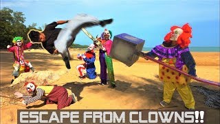 Parkour Chase  THE CLOWNS ARE BACK [upl. by Sochor]