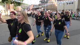 Schützenfest in GrevenbrichNeurath Der Aufmarsch zur Klompenparde am 11092023 [upl. by Stock]