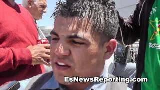 Victor Ortiz Talks Brandon Rios Fight [upl. by Irodim945]