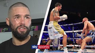 EXCLUSIVE Tony Bellew reacts to his knockout defeat to Oleksandr Usyk and talks retirement [upl. by Patnode628]