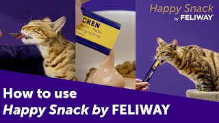 How to use Happy Snack by FELIWAY [upl. by Rickard96]