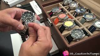 Desempacando pulsos  brazaletes Forstner para Seiko SKX  Seiko 5 y Omega AT [upl. by Kerns]