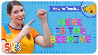 Learn How To Teach quotHere Is The Beehivequot  A Finger Play Song For Kids [upl. by Oira]