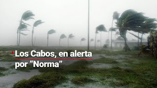 quotNormaquot golpeará Los Cabos este sábado suspenden clases en BCS [upl. by Nahsaj261]