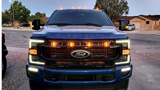 2022 Ford F250 Lariat Raptor Lights How To Install [upl. by Yraccaz129]