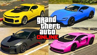 TOP 5 FASTEST CARS IN GTA ONLINE UPDATED AUGUST 2024 [upl. by Rita]