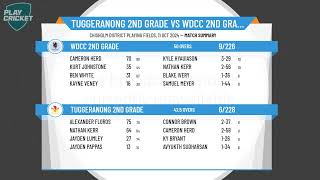 Tuggeranong 2nd Grade v WDCC 2nd Grade [upl. by Sillyrama333]