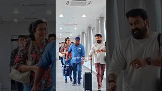 Mohanlal at Cochin Airport trendingshorts mohanlal [upl. by Corkhill555]