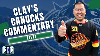 CANUCKS VS FLAMES POSTGAME LIVESTREAM  September 25 2024 [upl. by Idnil]