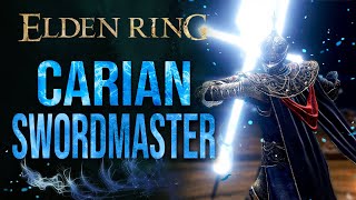 Carian Swordmaster  Elden Ring Intelligence Build [upl. by Annas]