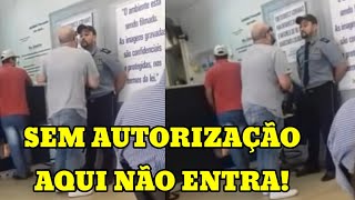 VIGILANTE PADRÃO SEM IDENTIFICAÇÃO NÃO ENTRA [upl. by Merilee92]