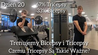 Trenujemy Bicepsy i Tricepsy  Czemu Tricepsy Są Takie Ważne  Dzień 20 [upl. by Rickie]