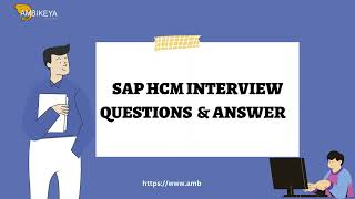 SAP HCM Interview Questions and Answers 2023  Ambikeya [upl. by Yra310]