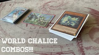 World Chalice 1 and 2 Card Combos June 2019 [upl. by Nylinnej]