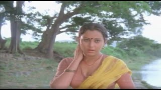 Romantic Scene Of Geetha And Rebel Star Ambareesh  Goonda Guru Kannada Movie Scene [upl. by Ennaitsirk]