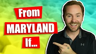 You Might Be From Maryland If15 Ways To Tell [upl. by Luapnoj]