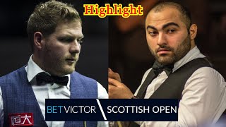 Hossein Vafaei vs Daniel Wells Highlight BetVictor Scottish Open 2023 snooker [upl. by Atirys455]