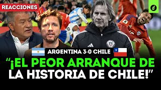 CRISIS en la SELECCIÓN CHILENA Reacciones de la prensa chilena tras ARGENTINA 30 CHILE  Depor [upl. by Holbrooke]