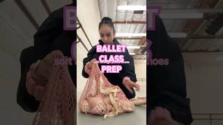 BALLET CLASS PREP balletclassballerinawarmupathleteprepballettrainingpointeshoesprepare [upl. by Haldes709]