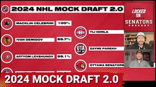 2024 NHL Fan Mock Draft Part 1  Draft Rankings 4139 [upl. by Oruntha]