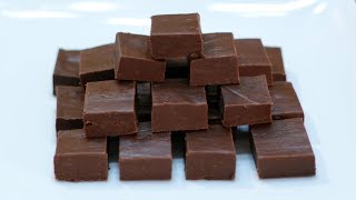 How to Make Fudge  Easy Amazing Homemade Fudge Recipe Only 3 Ingredients [upl. by Robbin603]