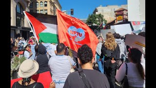 WFTU Solidarity with the Heroic People of Palestine highlights [upl. by Nohsyt]