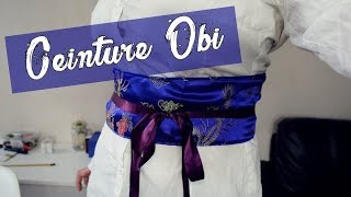 DIY Faire une Ceinture Obi  FacileEasy [upl. by Attaymik53]