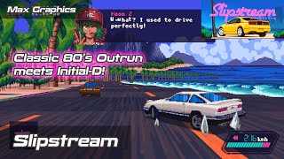 Slipstream  OutRun meets InitialD Retro Graphic Arcadestyle Racing Game racinggames [upl. by Eckmann648]