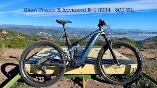 Giant Trance X Advanced E1 New EBike Fox LiveValve [upl. by Irvin]