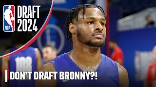 Rich Paul is telling teams DONT DRAFT BRONNY JAMES 👀  Bob Myers  2024 NBA Draft [upl. by Atikan]