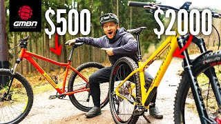 500 vs 2000 Hardtail Mountain Bike [upl. by Ahsinit]