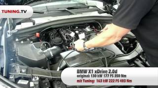 Einbauvideo SPEEDBUSTER Chiptuning Box BMW X1 xDrive20d 177PS [upl. by Nugent]