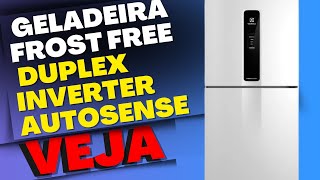 Geladeira Frost Free Electrolux Inverter 390L com AutoSense Duplex IF43  Resenha completa é boa [upl. by Rabjohn]