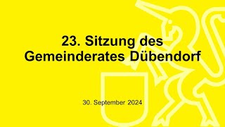 23 Sitzung des Gemeinderates [upl. by Deloris]