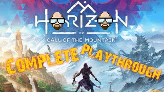 Horizon call of the Mountain PSVR2  full playthrough from start to finish redshirtsgaming [upl. by Lennie955]