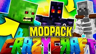 Minecraft Pe CRAZYCRAFT MODU Nasıl Kurulur [upl. by Lennahc]