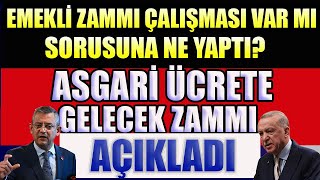 Emekli Zammı Çalışması Var mı Sorusuna Ne Yaptı  Asgari Ücrete Gelecek Zammı Açıkladı [upl. by Monique855]