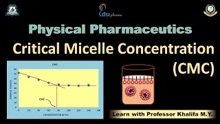 Critical Micellar Concentration CMC amp its Determination By Khalifa M Y [upl. by Ahselat]