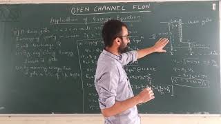 Open Channel Flow  8 How to apply energy equation to solve open channel flow problems [upl. by Nwahsan862]