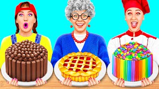 Me vs Grandma Cooking Challenge  Funny Food Hacks by PaRaRa Challenge [upl. by Tomasine486]