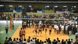 64th Indian National Volleyball Championship Final Tense Moments [upl. by Nnylyar]