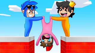 ¡NO ME DEJES CAER 🥺😱 LOS COMPAS juegan GANG BEASTS 2 [upl. by Whyte]