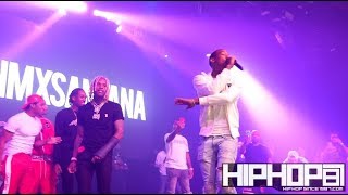 Lil Durk Brings Out SimXSantana To Perform quotFlexin N Flashinquot in Philly [upl. by Uhej]