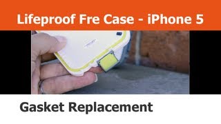 Update  Lifeproof Fre iPhone 5 case  Missing Gasket Replaced [upl. by Lebasiairam981]