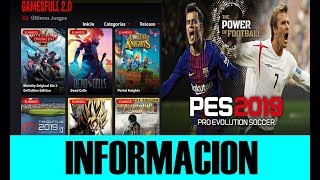 CRACK PES 19 quotCPYquotno funciona es falsoGAMESFULLCRACKWATCH [upl. by Stanwinn160]