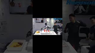 Humanoid Robot Mimicing Human Movement In Real Time Demonstrated at WAIC 2024robots robot robotic [upl. by Flessel]