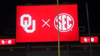 OKLAHOMA SOONER MOVE TO SEC PARTYDRONE SHOW JULY 12024 [upl. by Atikin]